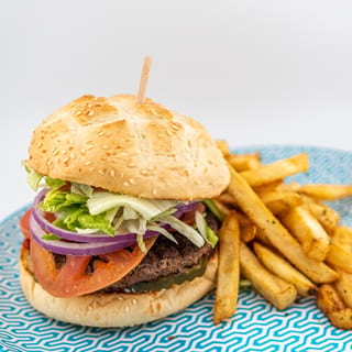 Lunch Special 2# Cheeseburger Fries & Drink