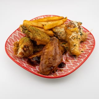 8 Wings with Fries
